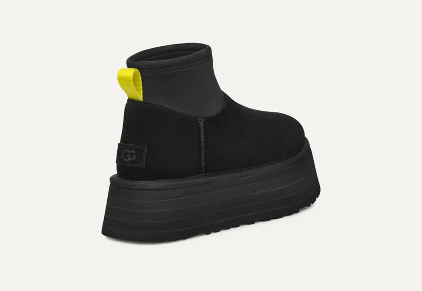 Ghete Dama, UGG, Classic Mini Dipper 1168170-BLK